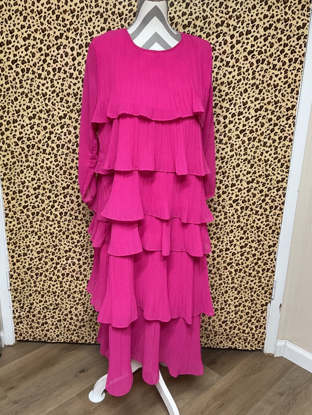 Tiered ruffle dress